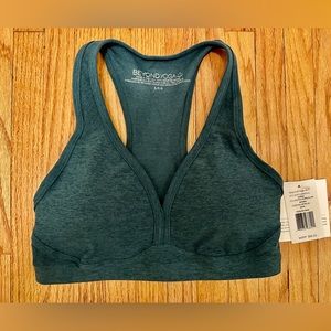 Beyond Yoga Lift Your Spirits Bra Size Small Dark Green